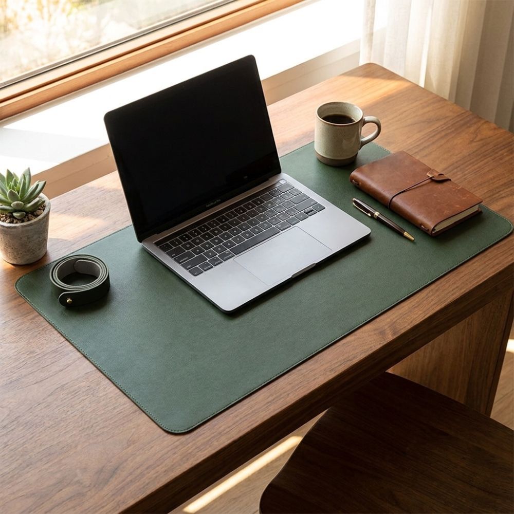 Leather Desk Pad - Podkładka na biurko z dwustronnej skóry