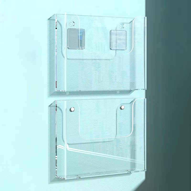 Magazine Holder Rack - Przezroczysty akrylowy organizer na dokumenty A4