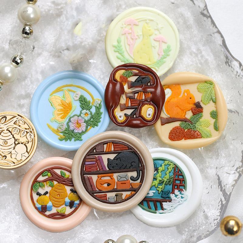 Zwierzęta Botaniczne Pieczęć W – Wax Seal Stamp Set recenzja i cena