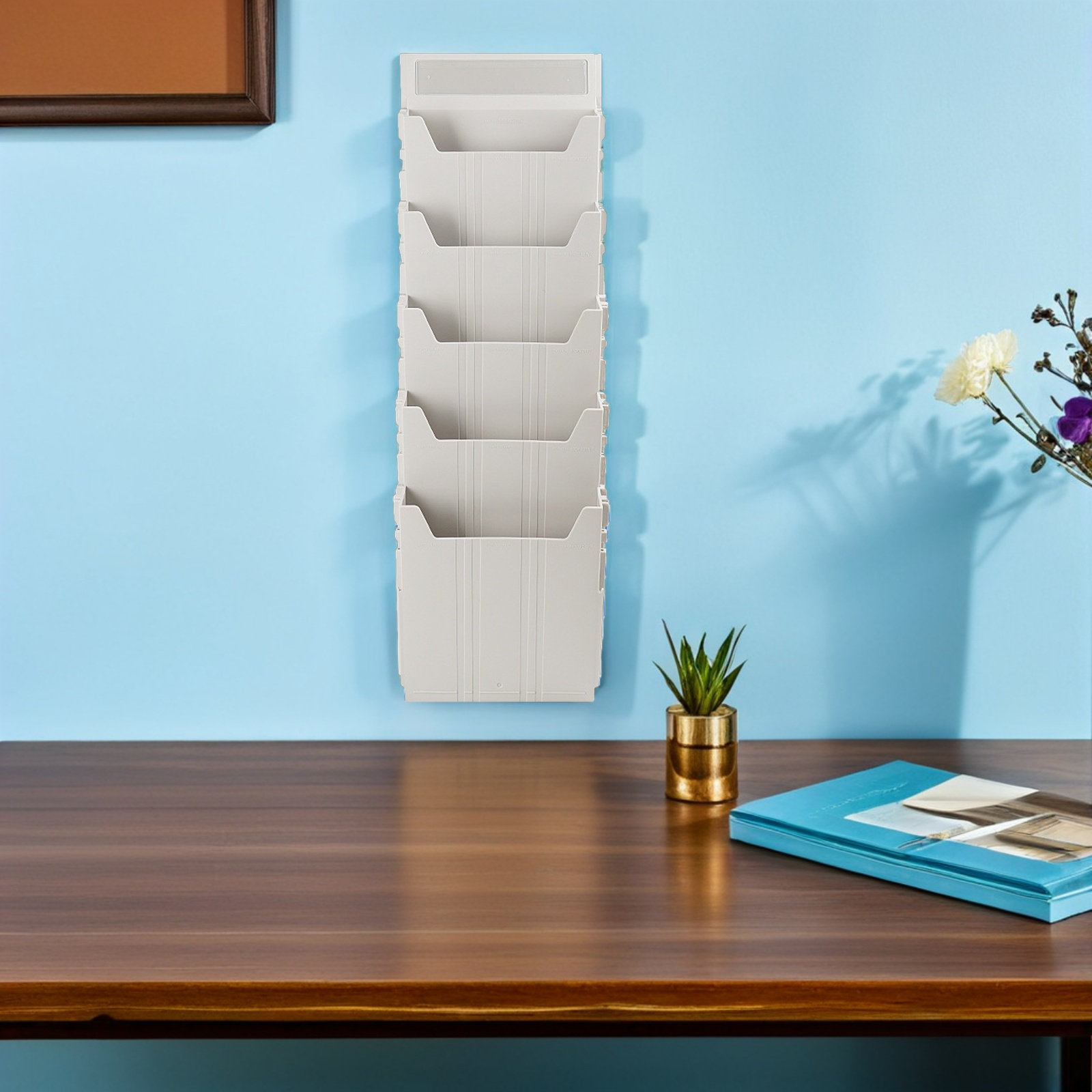 Montowany na ścianie, rozszerz – Magazine Holder Rack recenzja i cena