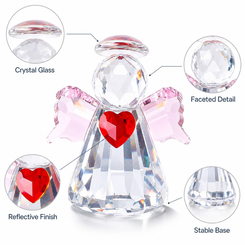 Nowa figurka anioła z fasetowa – Paper Weight Crystal recenzja i cena