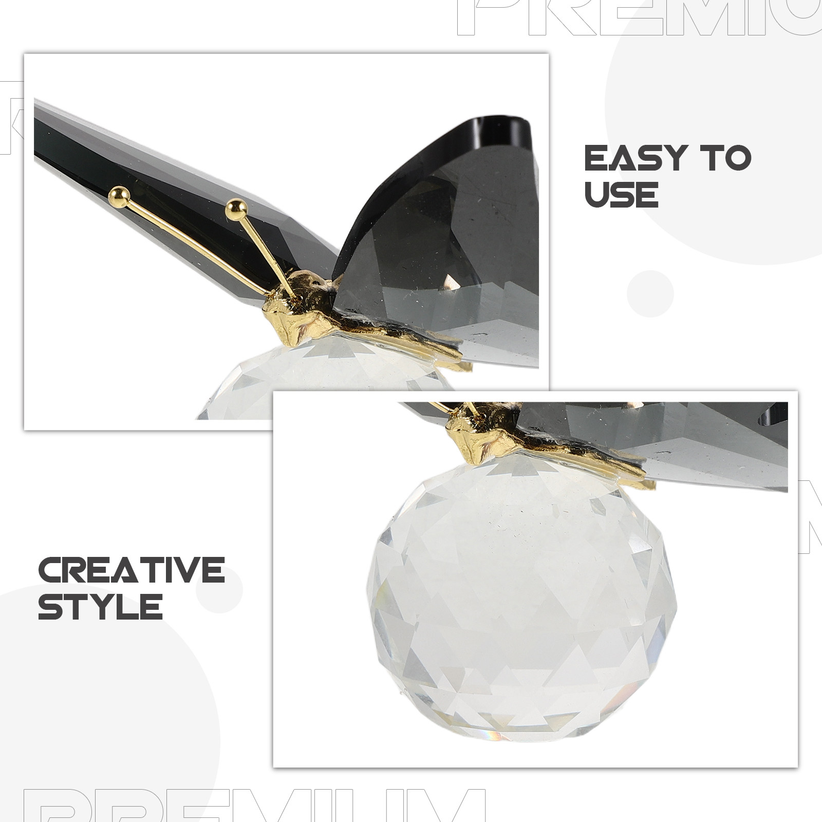 Szklana Statuetka Motyla, Przy – Paper Weight Crystal recenzja i cena